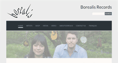 Desktop Screenshot of borealisrecords.com